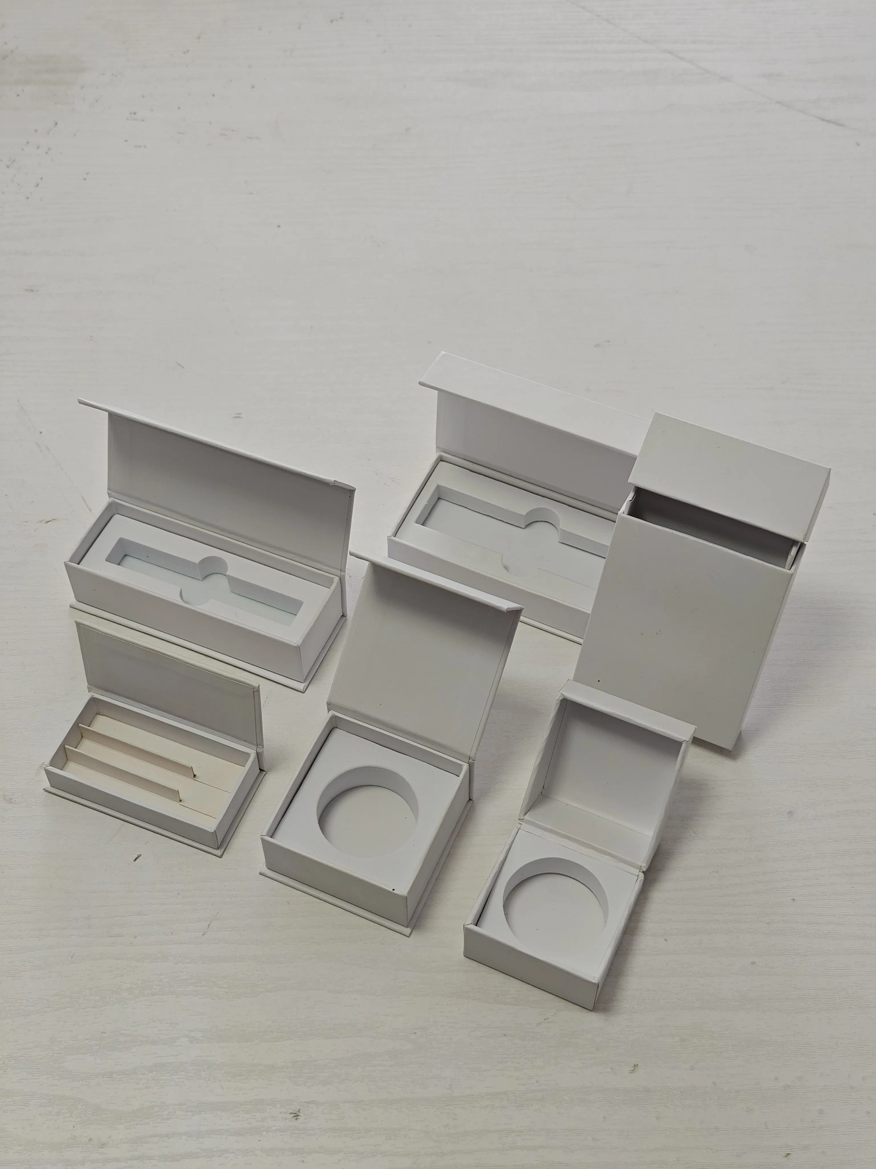 Custom Concentrate Container Glass Bottle Jar Printed Cardboard Direct Rectangle Cartridge Packaging Rigid Paper Boxes