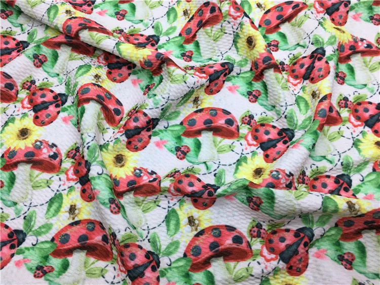 Свободный дизайн Рождественская пуля ткань пользовательский принт трикотажная ткань для девочек головной убор