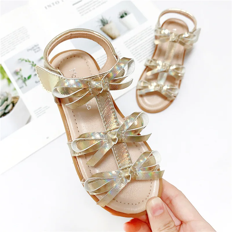 
 Летняя новая дизайнерская прозрачная детская обувь or60464a, босоножки с мягкой подошвой в горошек и леопардовым принтом для девочек  