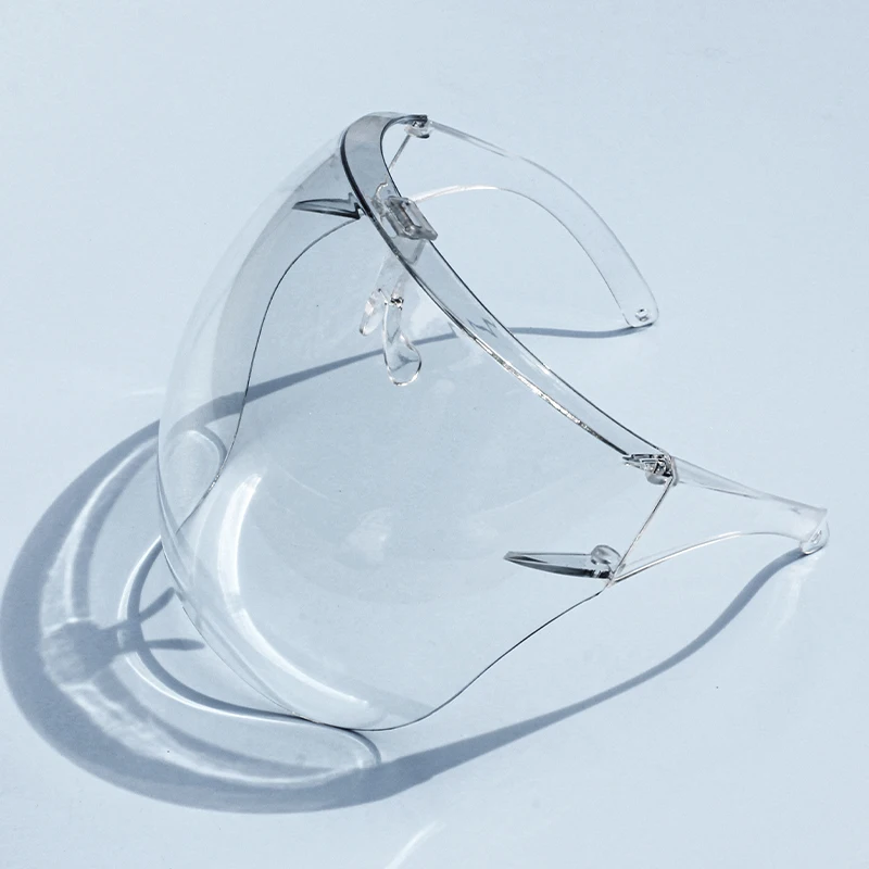 Дешевый прозрачный защитный козырек для лица пластиковые защитные противотуманные очки для лица