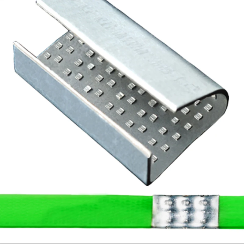 Металлический зажим с зубчатым уплотнением Пряжка из полиэстера и пластика упаковка ПП/ПЭТ металлические зажимы для обвязки