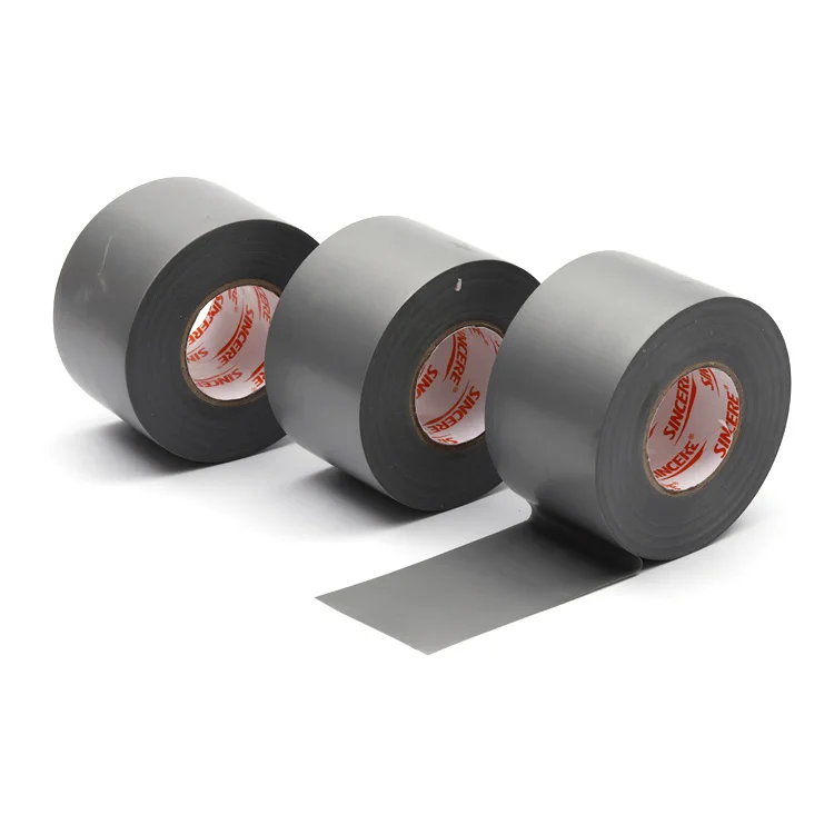 Resistant to UV oils acids alkalis corrosive chemicals water Self Adhesive protection PVC Duct Tape for outdoor