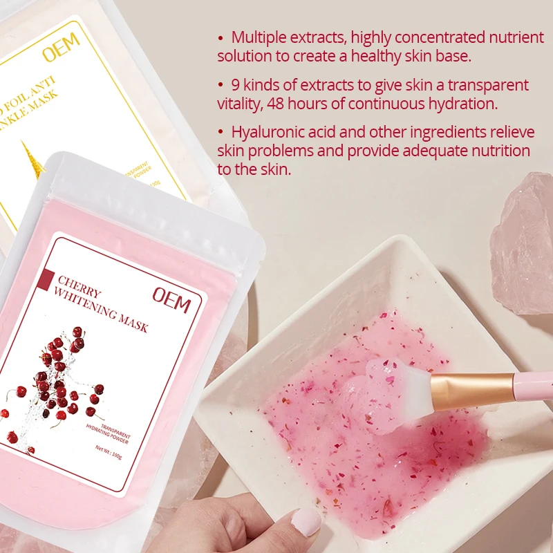 OEM  Moisturizing Skin Care Clean Peel Off Facial Mask Organic Soft Jellymask Powder