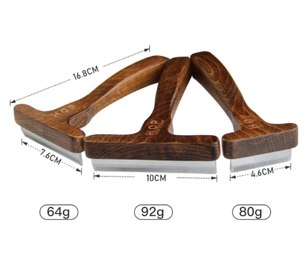 High-quality Wooden Handle Pet Brushes And Combs For Grooming eco-friendly Wooden Pet Care Kit