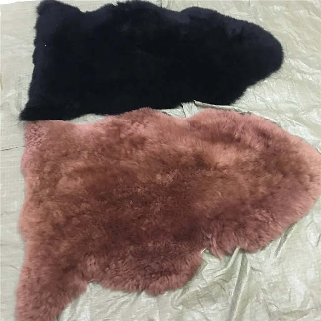 Китай Оптовая крашеная овчина ковер одиночный Пелт оптом