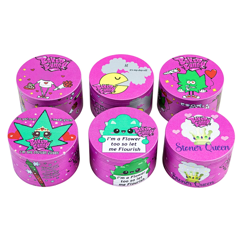 Розовая травяная шлифовальная машина, 3 дюйма