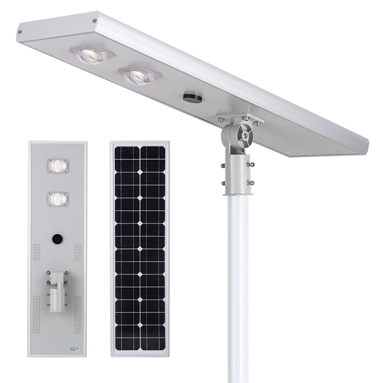 high quality aluminum integrated all in one solar energy led street light dusk to dawn sensor