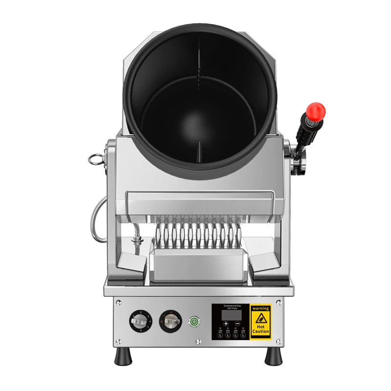Automatic cooking machine gas wok robot intelligent non-stick fried rice restaurant commercial stir fry rotating drum factory