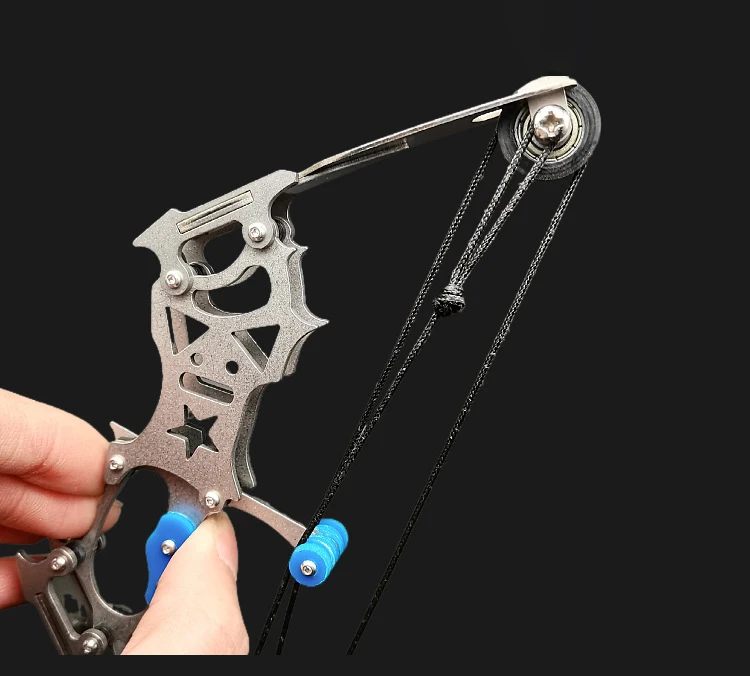 Mini Bow and Arrow Small Pulley Bow Indoor Shooting Toys Competitive Leisure Outdoor Supplies Composite Bow