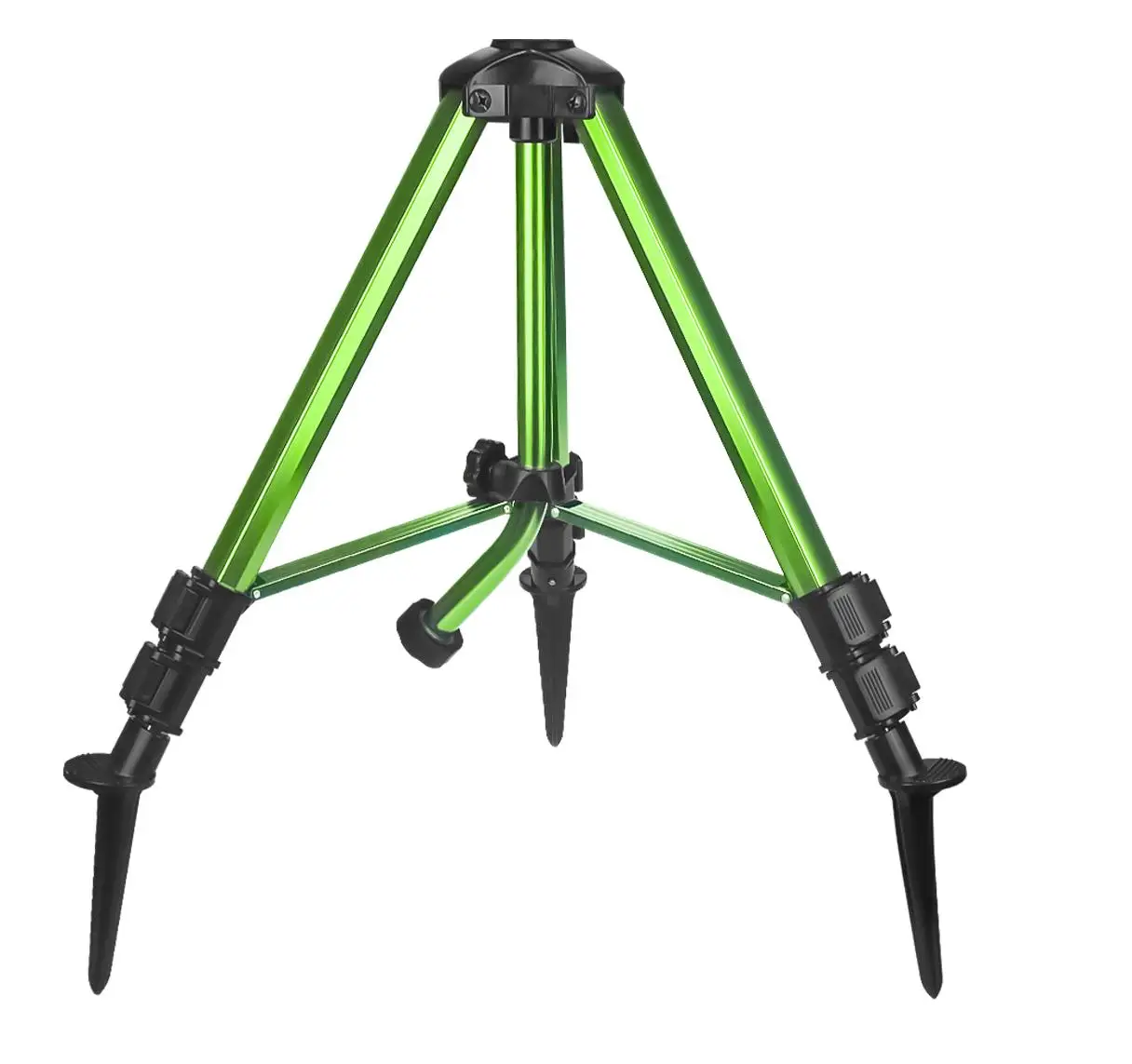 Lawn Impact Brass Sprinkler Head On Tripod Base For Yard