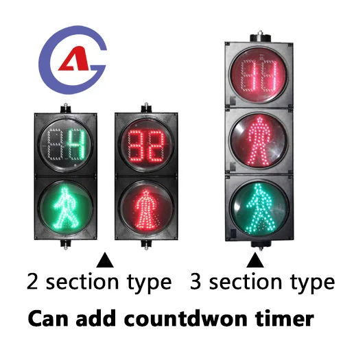 LED Pedestrian traffic light with Countdown Timer Walkman Traffic Light