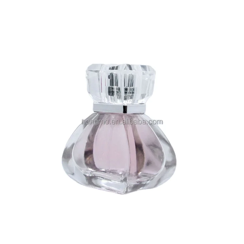 Wholesale empty luxury perfume bottle transparent 30ml 50 ml glass  perfume bottle