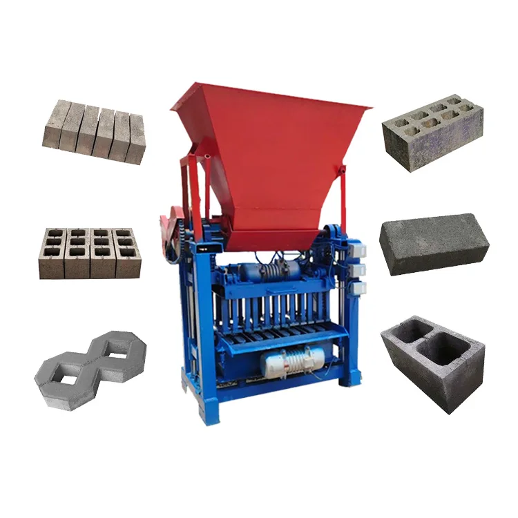 Manual Blocks Making Machinery Mini Bricks Factory Recycled Plastic Bricks Making Machine