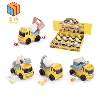 inertial engineering plastic truck car china candy toy for wholesale