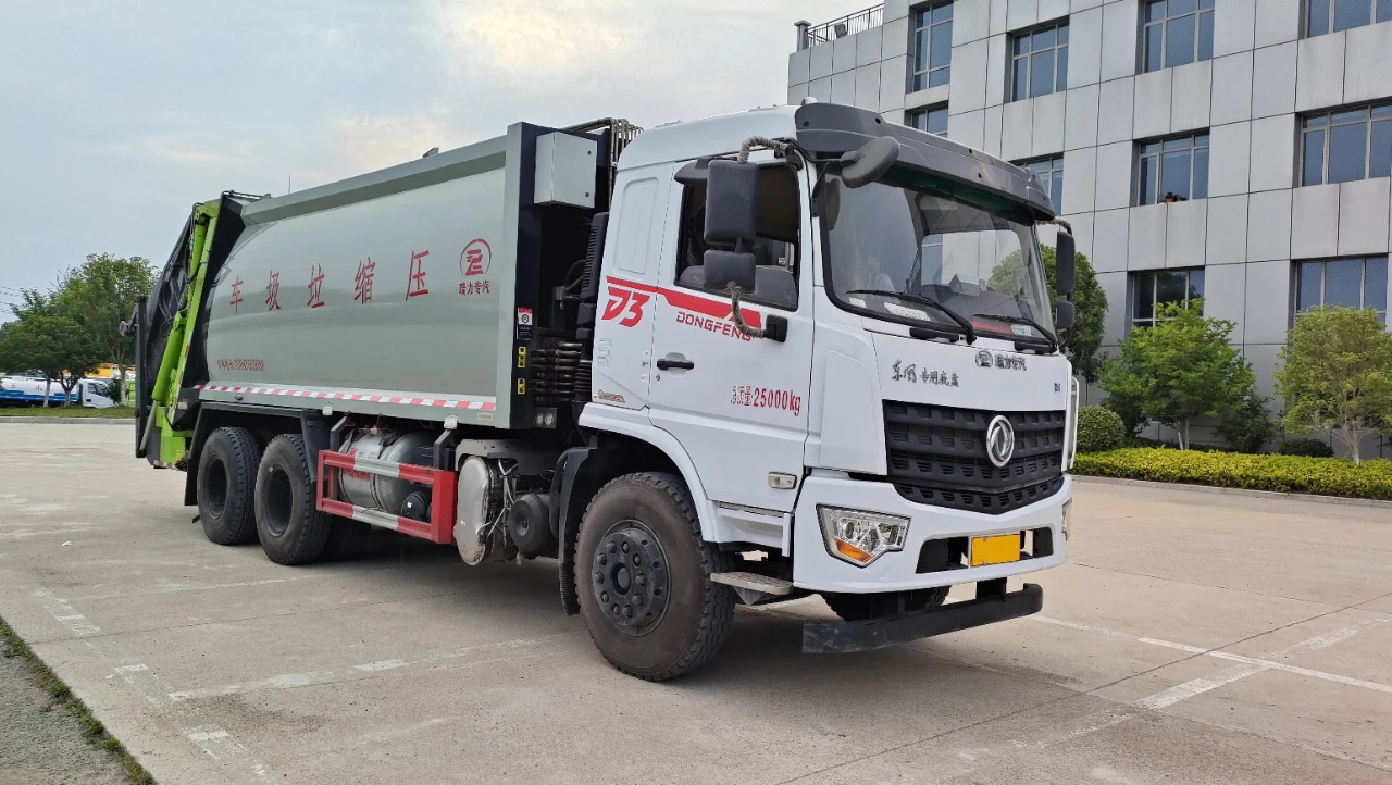 Dongfeng D3 20 CBM Объем коробки для утилизации отходов грузовик использованный уплотнитель мусоровоз