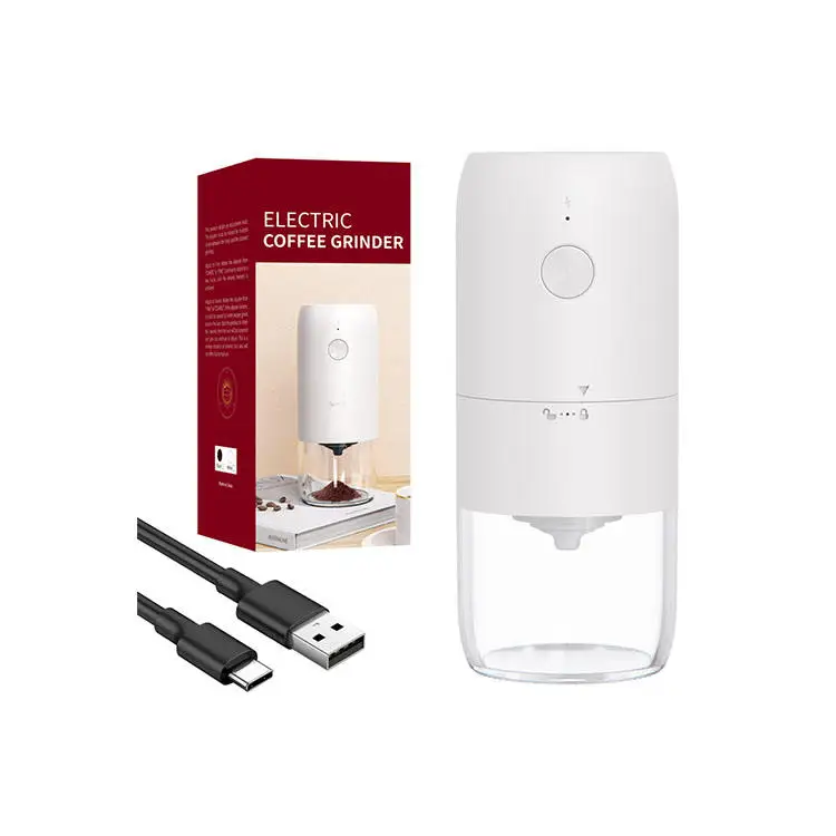 Professional USB Typc-C Mini Espresso Conical Burr Automatic Coffee Bean Grinder Portable Electric Coffee Grinder