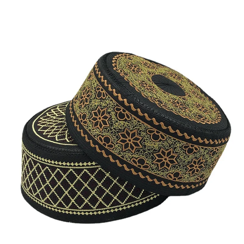 Мусульманская молитвенная Кепка kufi Вязаная мужская мусульманская цвета повседневная одежда религиозная шляпа