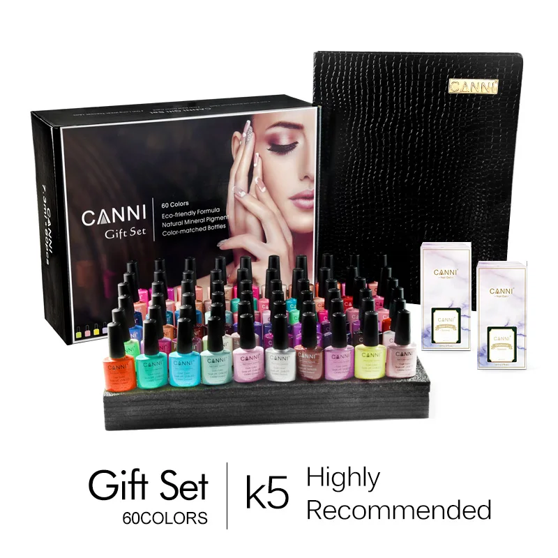 CANNI VENALISA uv gel polish kit full set with peel off base coat topcoat nail uv Enamel gel polish Kit camouflage extension gel