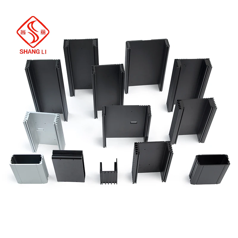 Top quality aluminum 6063 extruded enclosure heatsink electronic aluminum metal extruded heatsink profile enclosure