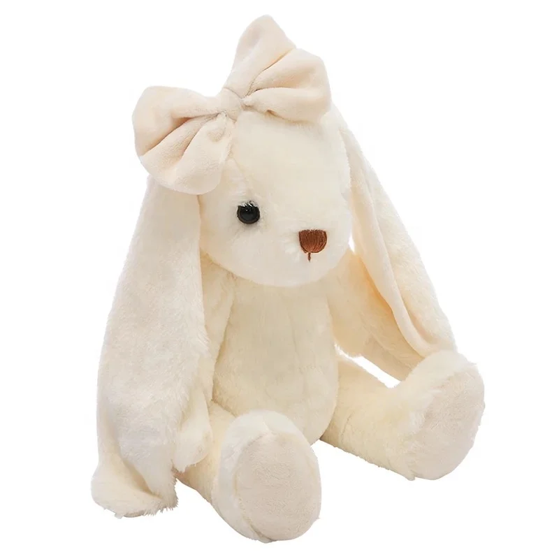 free sample Soft plush rabbit toy plush and stuffed toy lovely white rabbit for girls birthday gift bunny soft toy rabbit