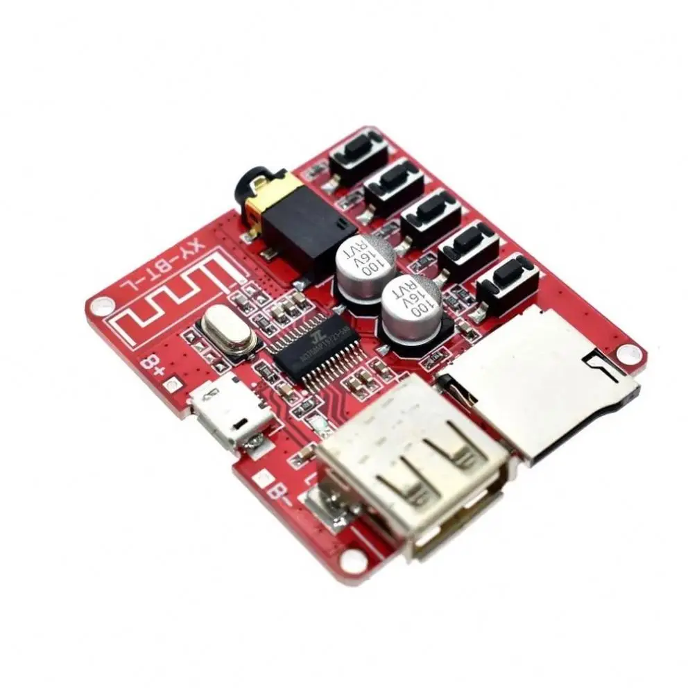 Bluetooth decoder board MP3 lossless car speaker amplifier modified Bluetooth 4.1 circuit board