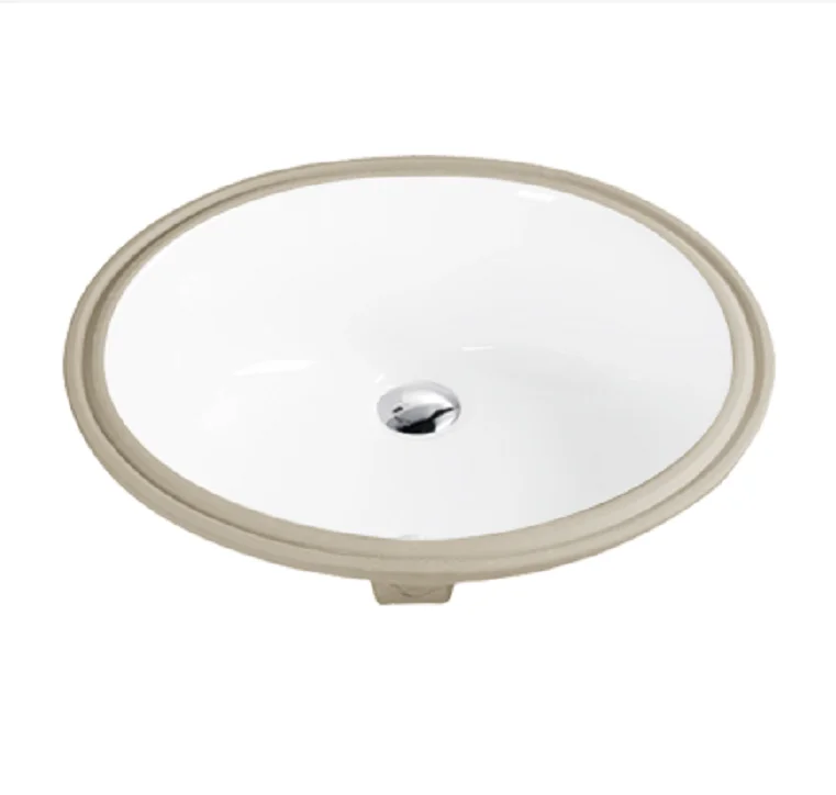 Chinese manufacturers single hole rectangular shape sinks ceramic under counter hand wash basin undermount bathroom sink