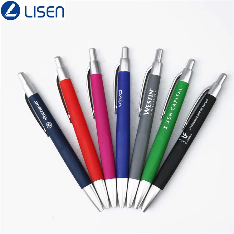 Plastic pen bolpoin gel refill pennen stylus