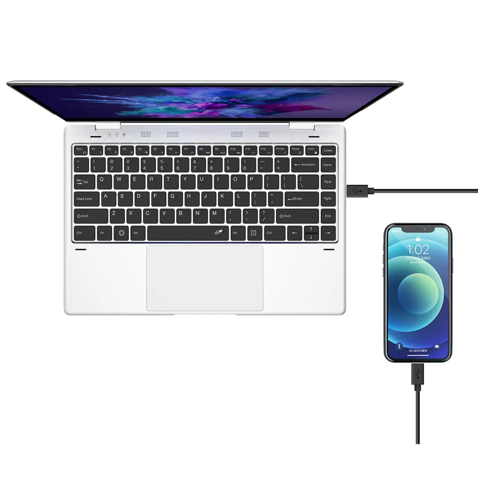 13.3 inch FHD 1080P IPS Screen Type-C HD Dual Speakers Mini Portable Monitor for Laptop PC Phone Tablet Switch PS5