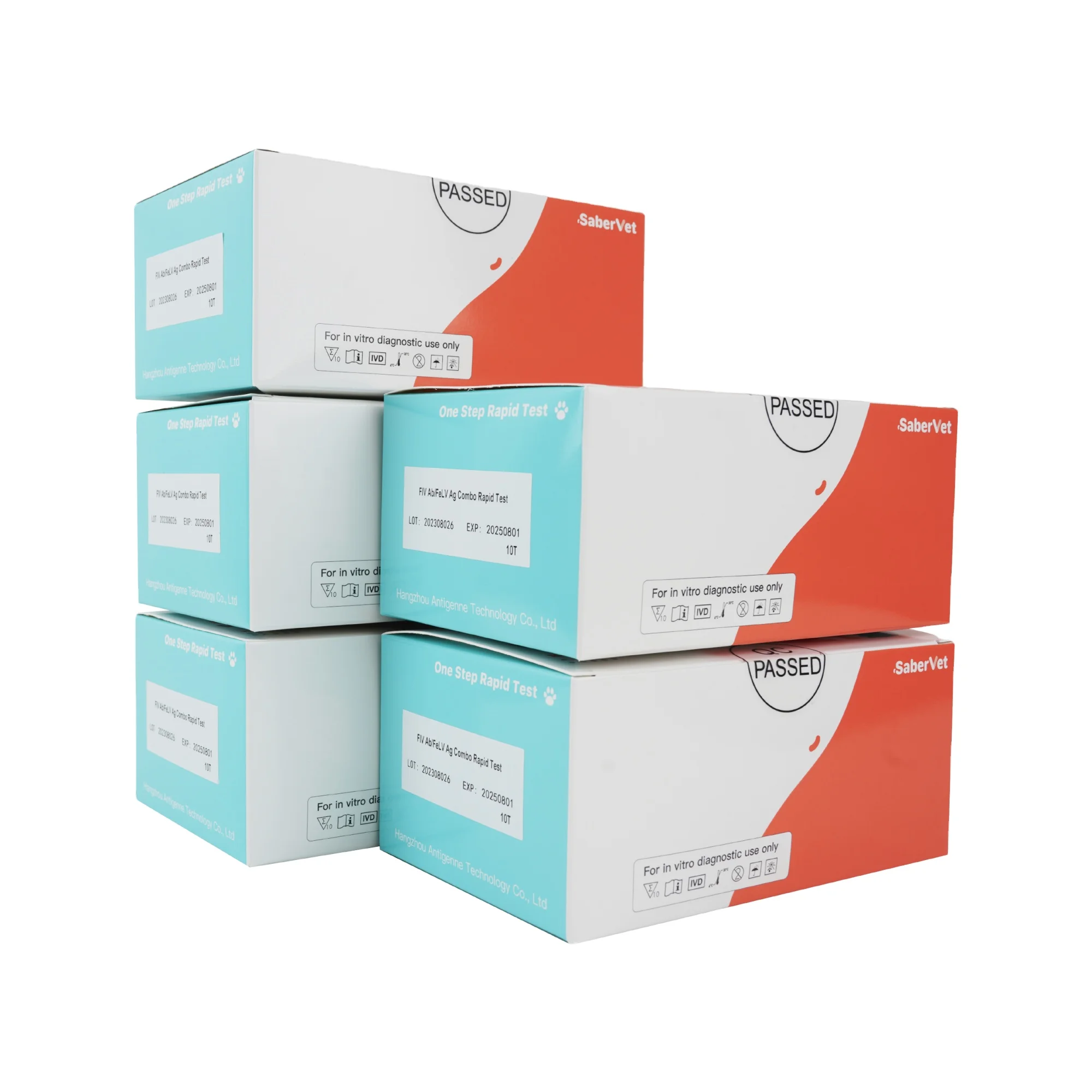 Hangzhou ITGen fhv ag feline herpesvirus diagnostic rapid test kit animal disease test kit