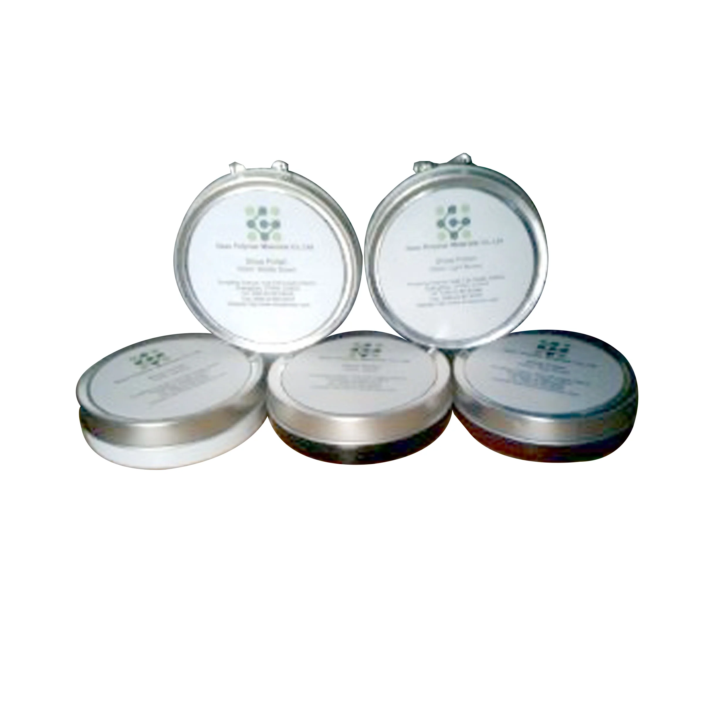 Cream dress shoes polish tin for leather shoe polishing, production of shoe polish