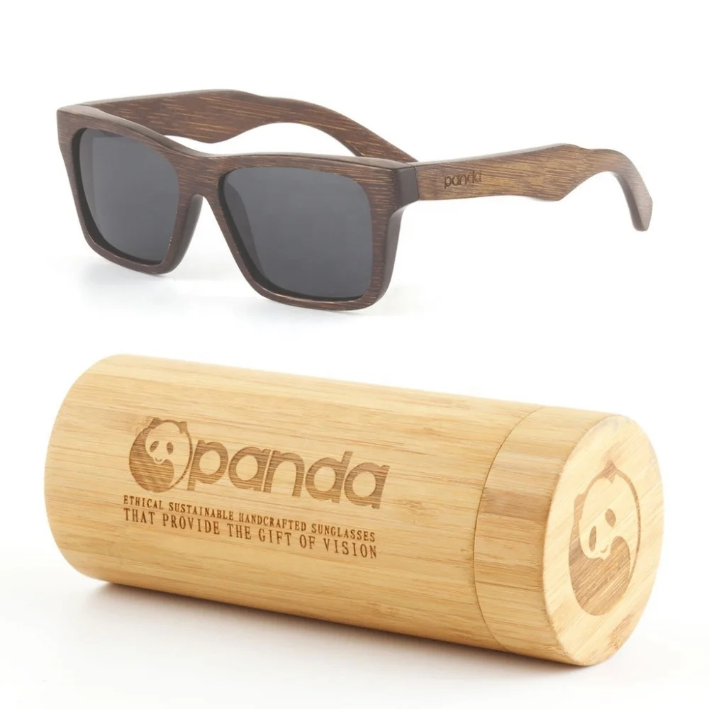 bamboo wooden custom logo sunglasses
