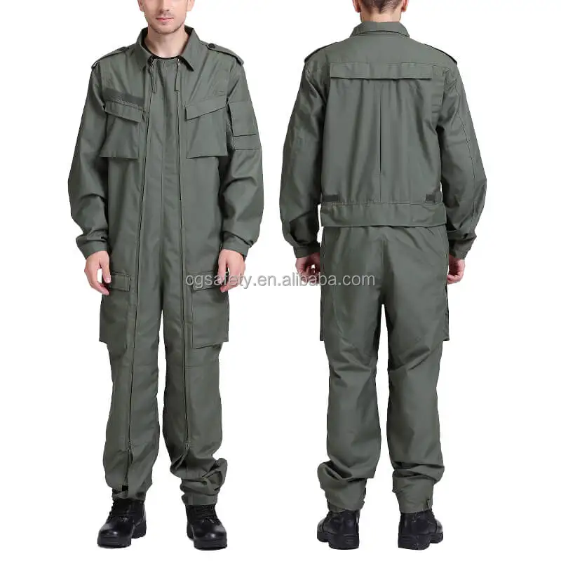 Real Dupont Nomex IIIA fabric nomex coveral flame retard flight suit pilot flight pilot overall