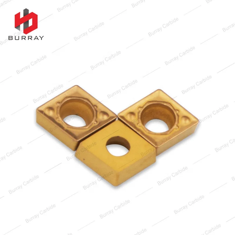 High Performance CCMT060204-HQ Tungsten Carbide Indexable Turning Insert with CVD Coating