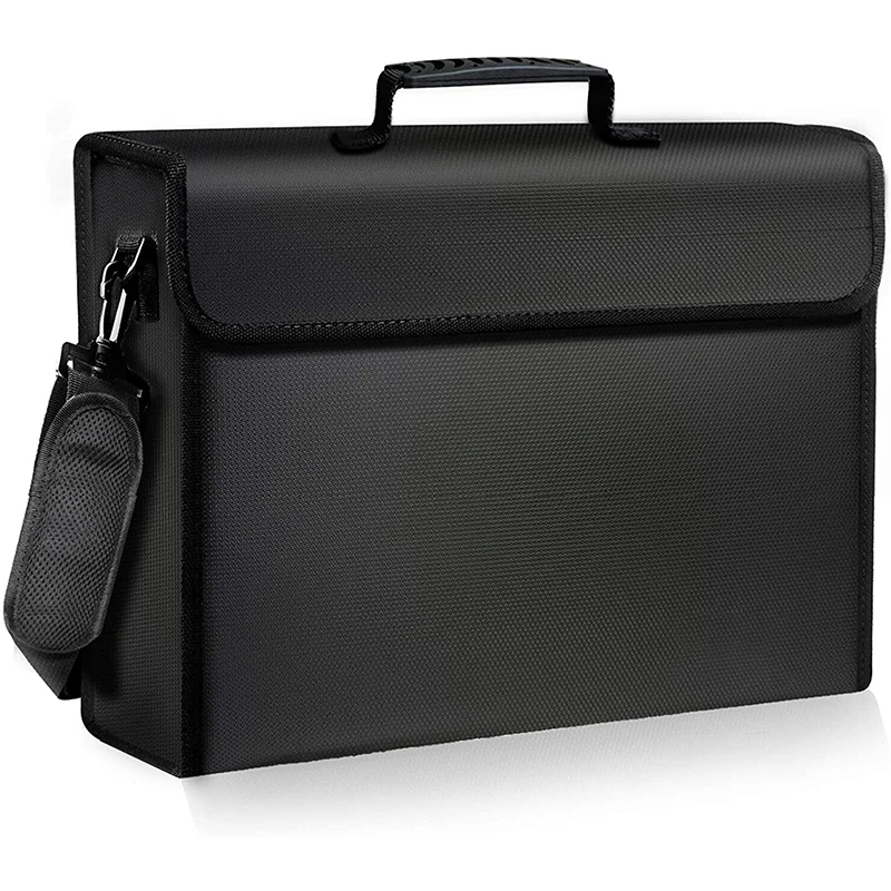 Заводские Оригинальные Портативные водонепроницаемые огнестойкие сумки с замком для денег, портфель, сумка для хранения денег и документов