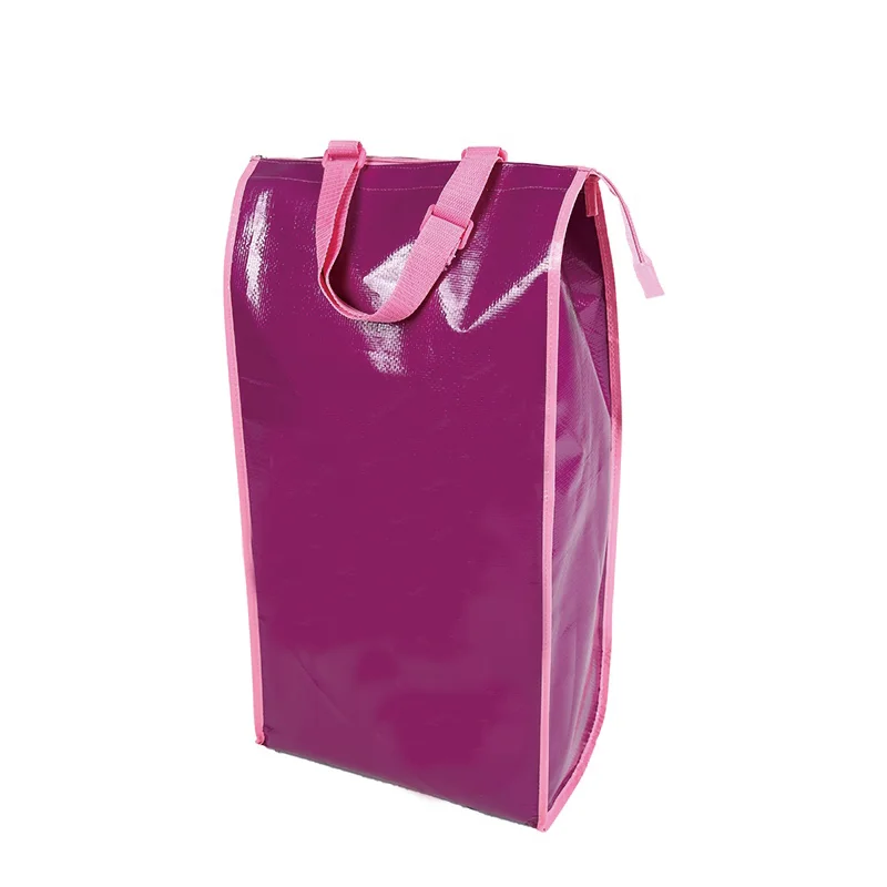 Chiterion Custom Logo Folding Supermarket Wheeled Shopping Trolley Bags Reusable  Promotional Grocery Shopper Carts for Daily