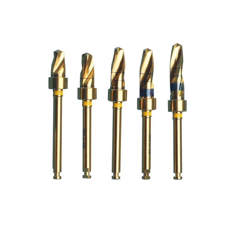 Implant Pilot twist conical drill bit Zirconia Reamer Stopper drill On sale