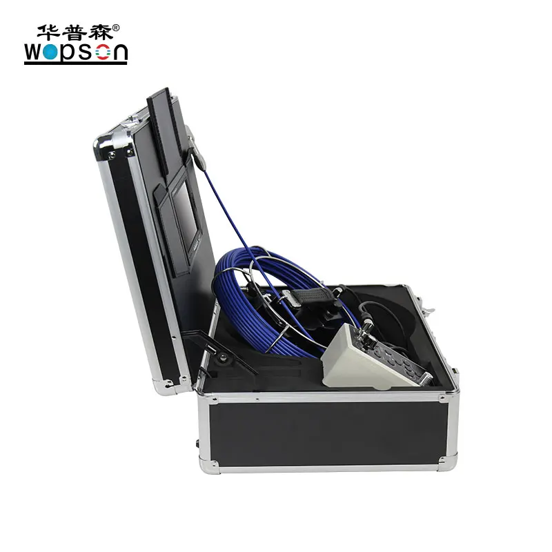 Wopson Industrial Digital Zoom  Endoscope Pipe Inspection Camera DVR Recording for Underground Pipes Inspection