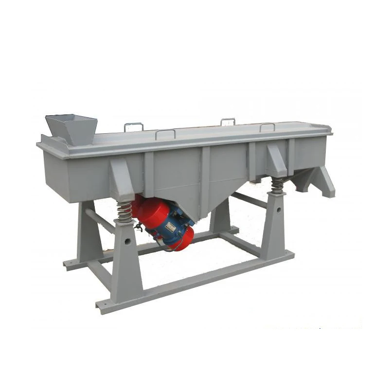 Просеиватель большой емкости линейное вибрирующее сито отдельно для разных размеров хлопьев коры дерева