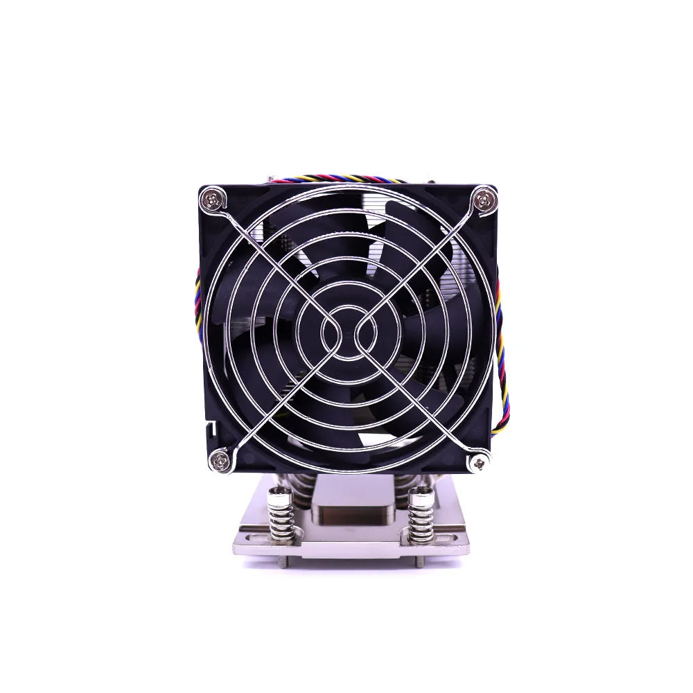 Server TC002 Fan Heat Sink LGA3647 4U CPU Heat Sink Side Blowing Temperature Controlled Fan 6 Heat Pipe