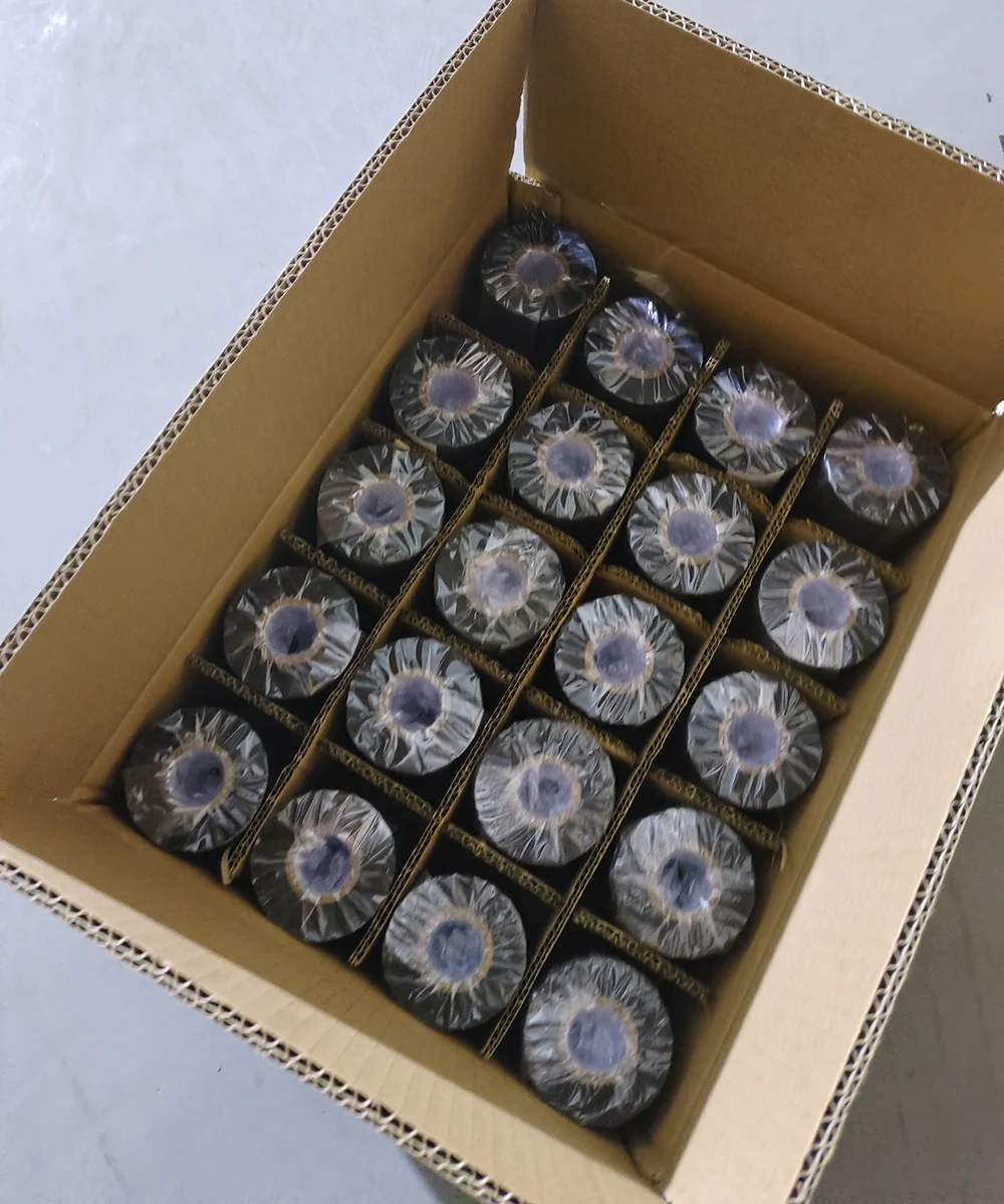 Date Coding Ribbon Batch Number Black Hot Stamping Foil For Hp-241b Coding Machine Print On Flexible Package