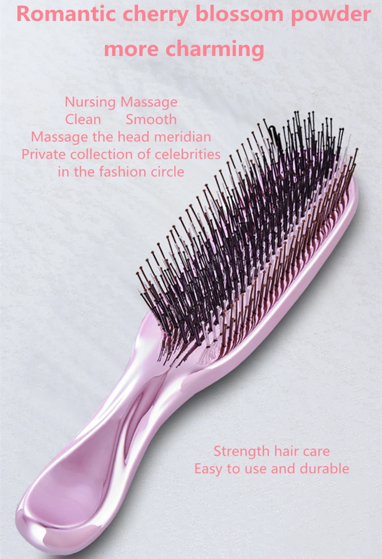 Hot sale head massage care comb soft teeth dandruff and anti-hair loss suitable for soft hair men and guys daily hair care