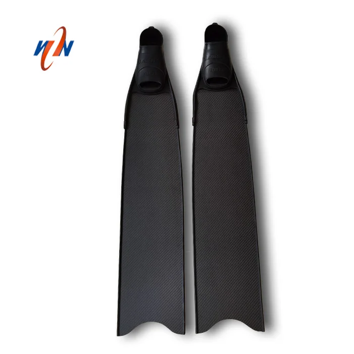 Water sport spearfishing hunting scuba diving free diving carbon fiber long flipper fin blade