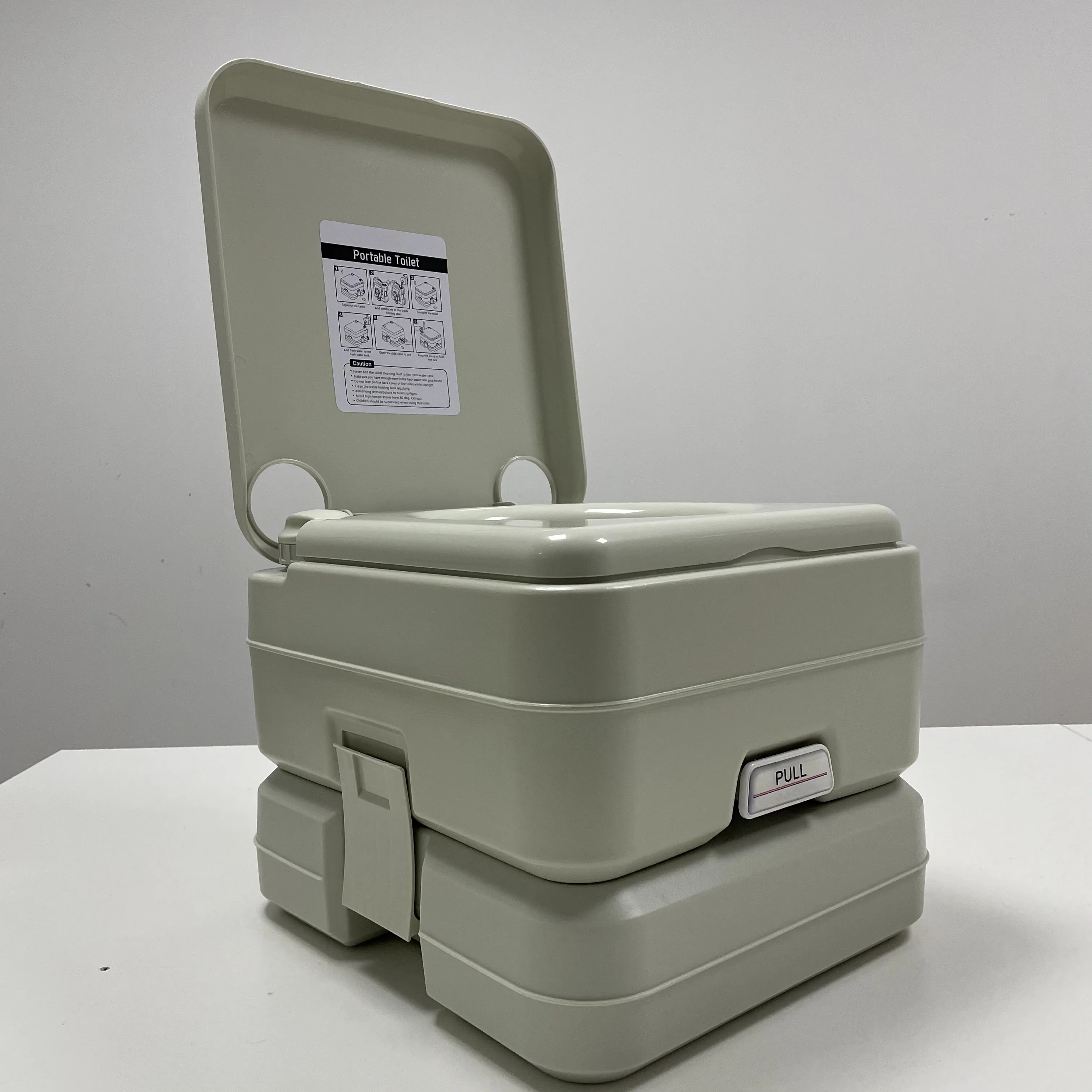 New Version Toilet With Tank Public Portable Toilet Camping Plastic, Elderly Mobile For Hospital 10L Toilet Camping Portable