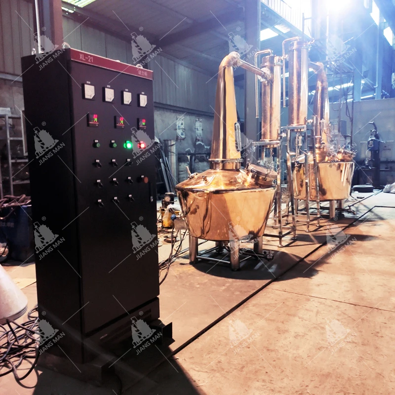 [JiangMan]-5000L Scottish Whiskey Distillery-Copper Craft Distillery Equipment-- Copper Pot Distiller-Single Malt Whiskey Still