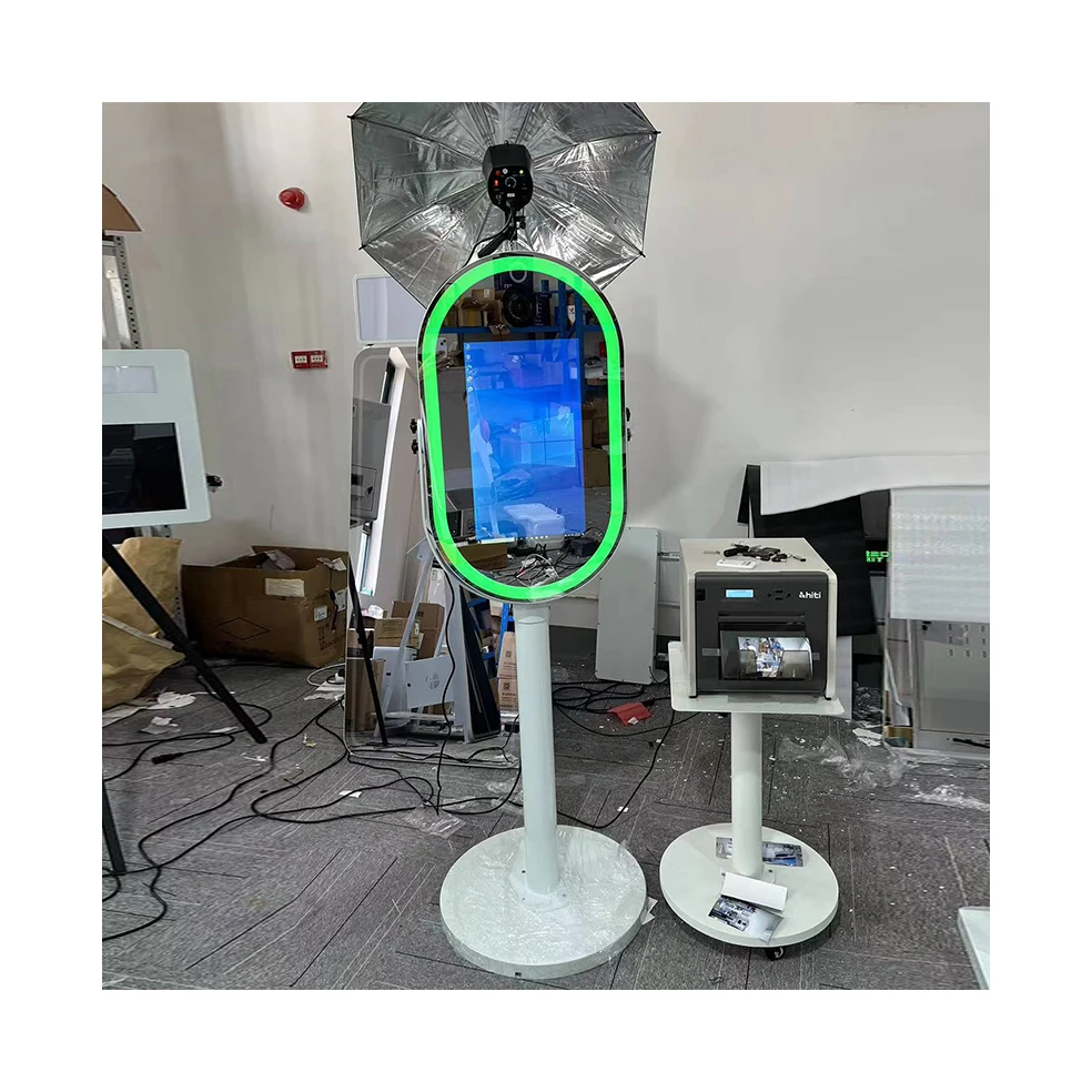 Digital 2024 Hot Sales Mirror Photo Booth Software for Wedding Party Used Portable Mirror Photo Booth Replacement Part