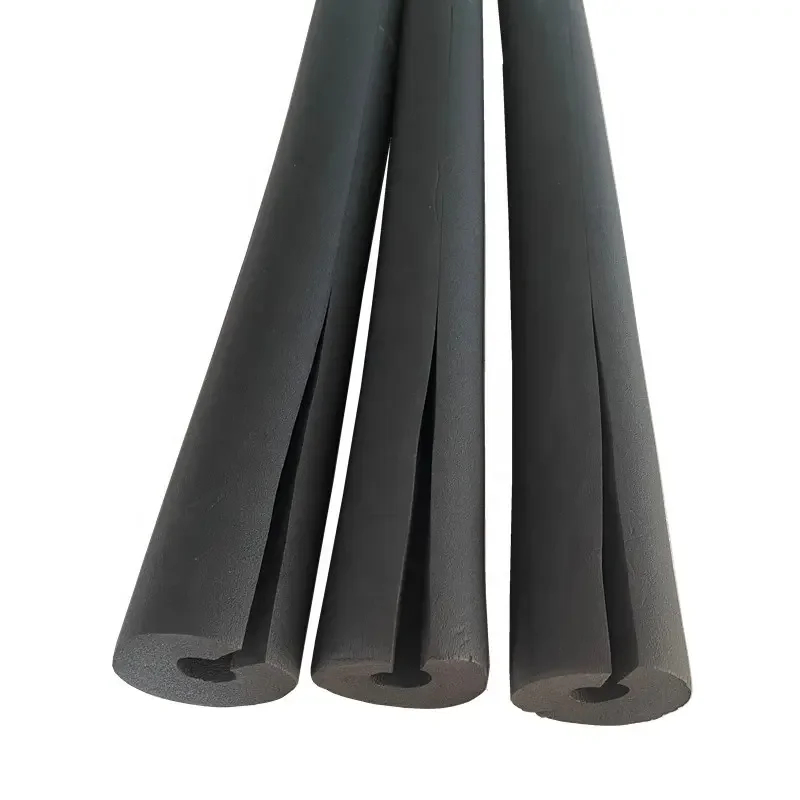 Flexible Elastomeric Closed Cell Tube Rubber Foam Insulation Pipe For Air Conditioning