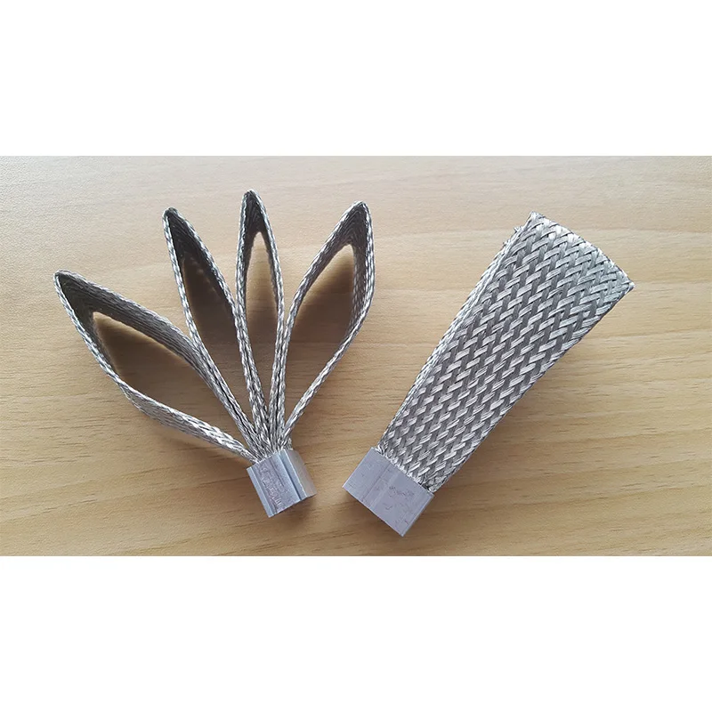 Standard high-quality round copper braided busbar, oxidation resistant automobile preferred braid belt.