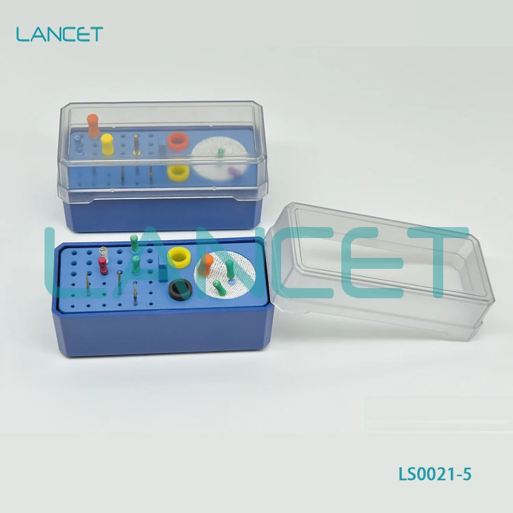 72-holes bur disinfection box resistant to high temperature and pressure expand speed bur disinfection gutta percha point