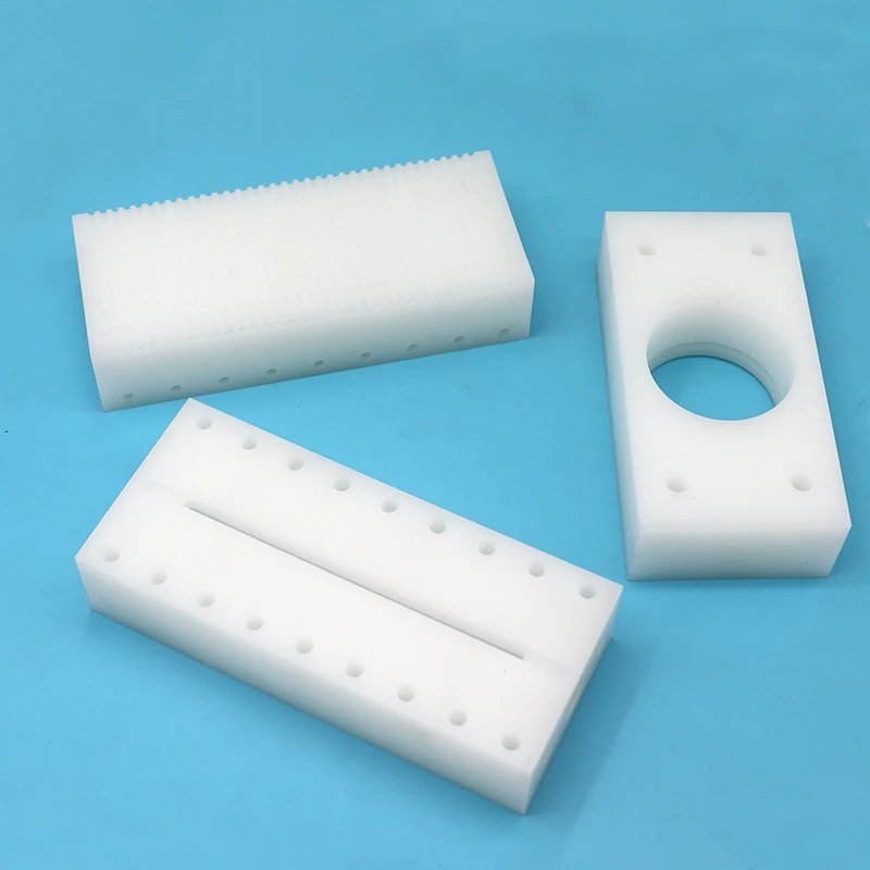 Professional Customized Cnc Turning Parts PTFE Support Block PTFE CNC Parts