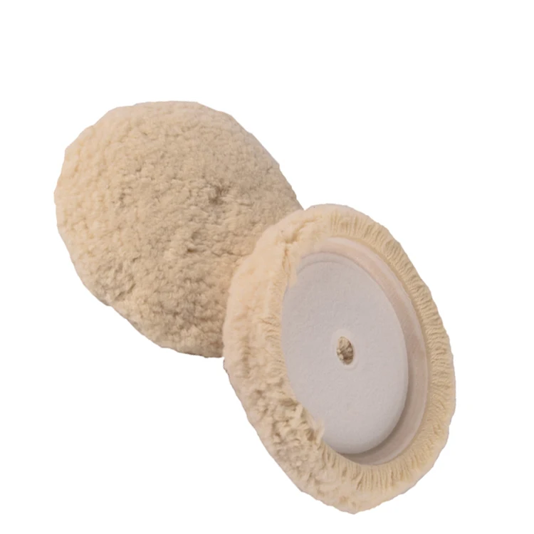 China Factory Car Care Products Wool Felt Polishing Pad Sustainable Cotton Wool Pad
